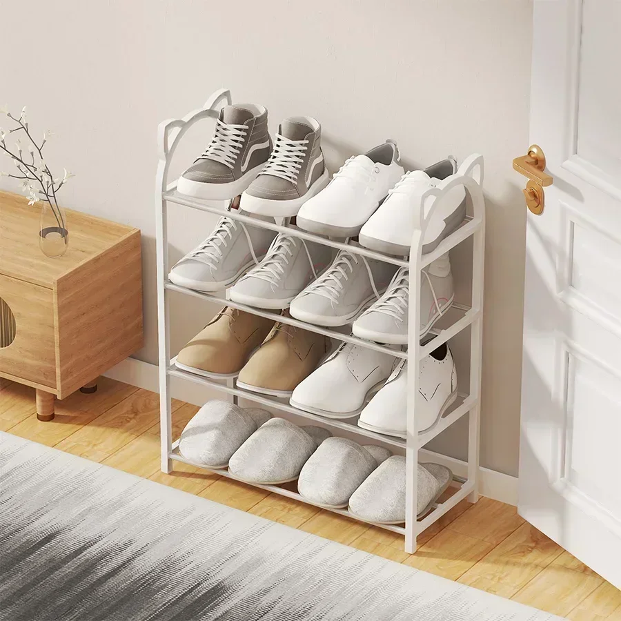 4 Layer Simple Shoe Rack 56*47*19cm Household Storage Rack Shoe Storage Rack Simple Shoe Rack Multifunctional Storage Economical