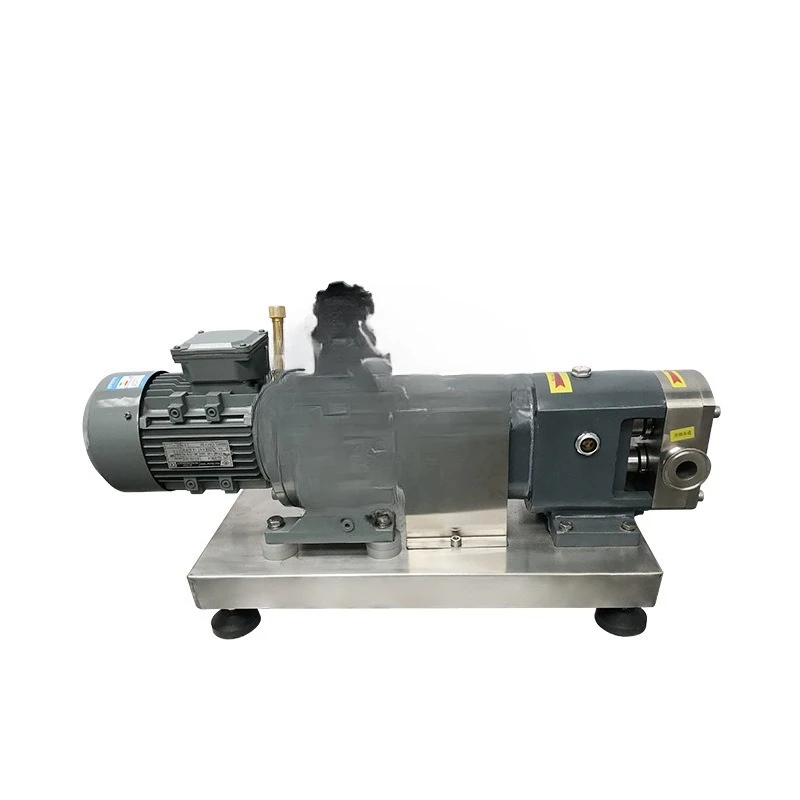 

High viscosity, conveyor, pressure pump, stainless steel, horizontal, cam, large flow, syrup, sauce, rotor pump