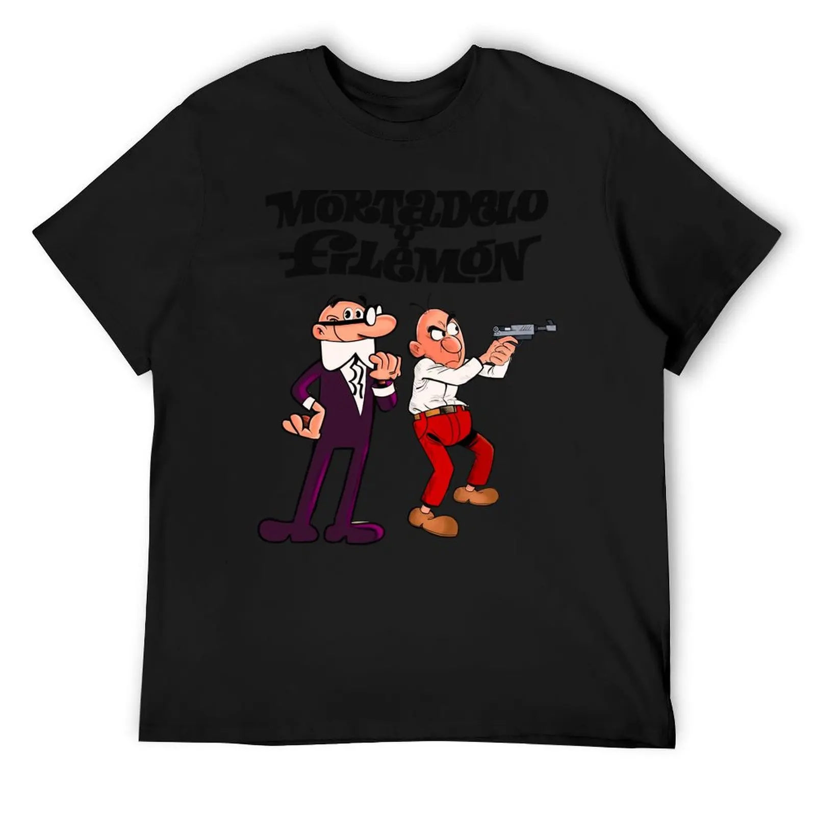 Mortadelo y Filemon T-Shirt vintage graphic tee shirt oversized graphic tee oversizeds Men's t-shirt