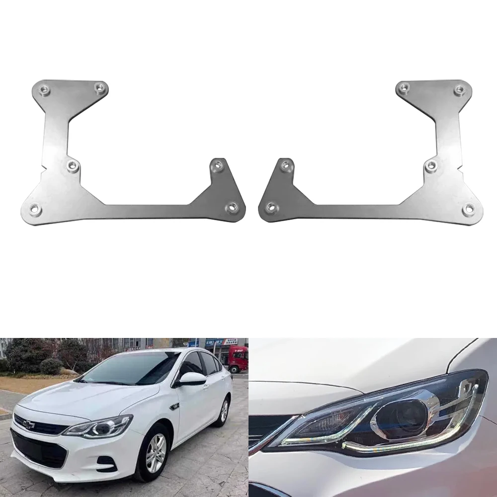 

Taochis Car-Styling Adapter Frame Headlight Bracket for Chevrolet cavalier halogen headlamp 2016-2019 HID xenon Hella 3R 5 G5