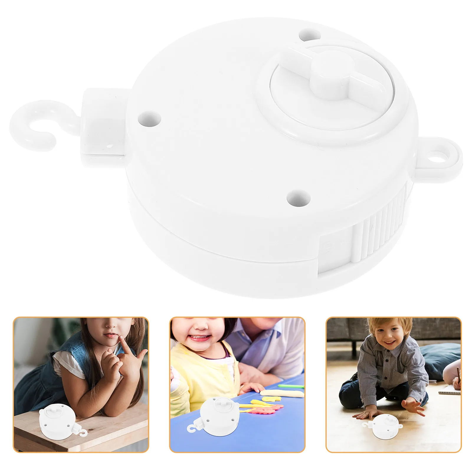 

Baby Crib with Rotating Lullaby Player for Infants Soothing Sound Emission Nursery Decoration Bed Bell Hanging