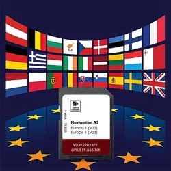 SD Card Update for Seat Navigation AS Europa Version23 for Seat Navi System 6P0919866NX MIB2 Version 2026