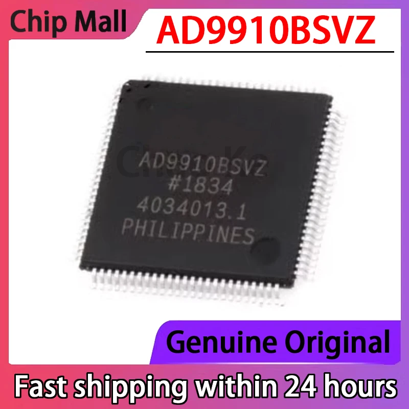 

1PCS NEW AD9910BSVZ AD9910BSV AD9910 SMT Package TQFP100 Data Acquisition Chip IC in Stock