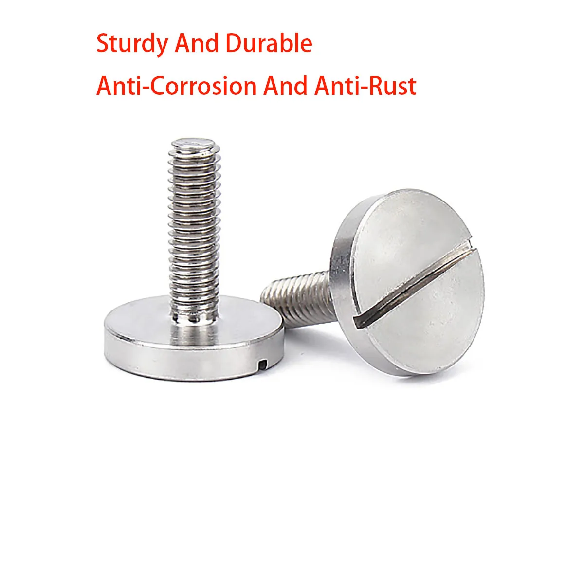 304 الفولاذ المقاوم للصدأ مشقوق شقة رئيس كبير القرص الترباس غاطسة مسمار لولبي الرأس M2 M2.5 M3 M4 M5 M6 #2