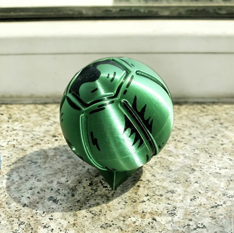 Anime STEEL BALL RUN JOJO SBR Gyro Zeppeli Cosplay Ball 3D Printed Spin Swivel Telescopic Prop Model Toy Accessory Ornament