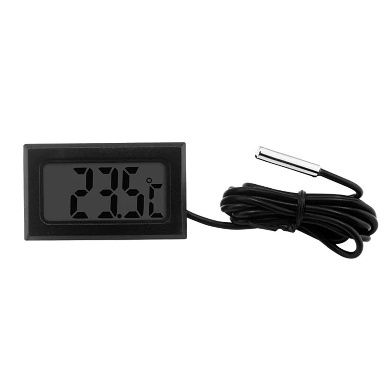 Temperature Hygrometer Sensor Meter Convenient Waterproof Lcd Digital Temperature Sensor Aquarium Accessories Mini