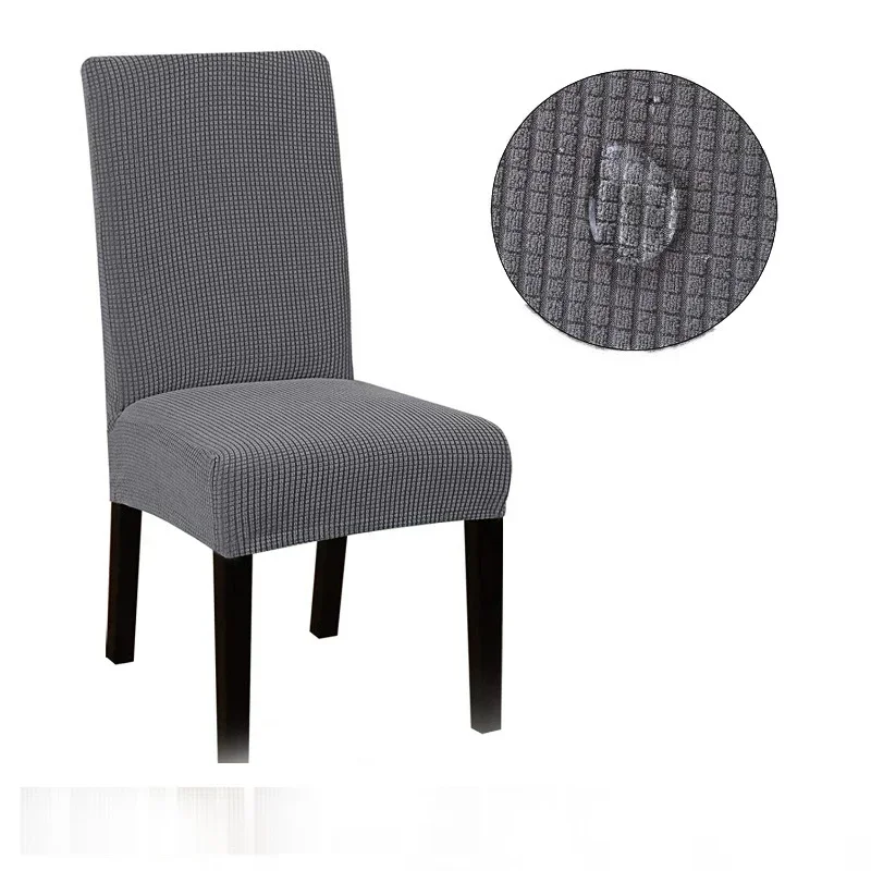 Waterproof Elastic Chair Cover for Dining Room Kitchen Wedding Hotel Banquet Restaurant Anti-dirty Seat Cover Housse De Chaise image 4