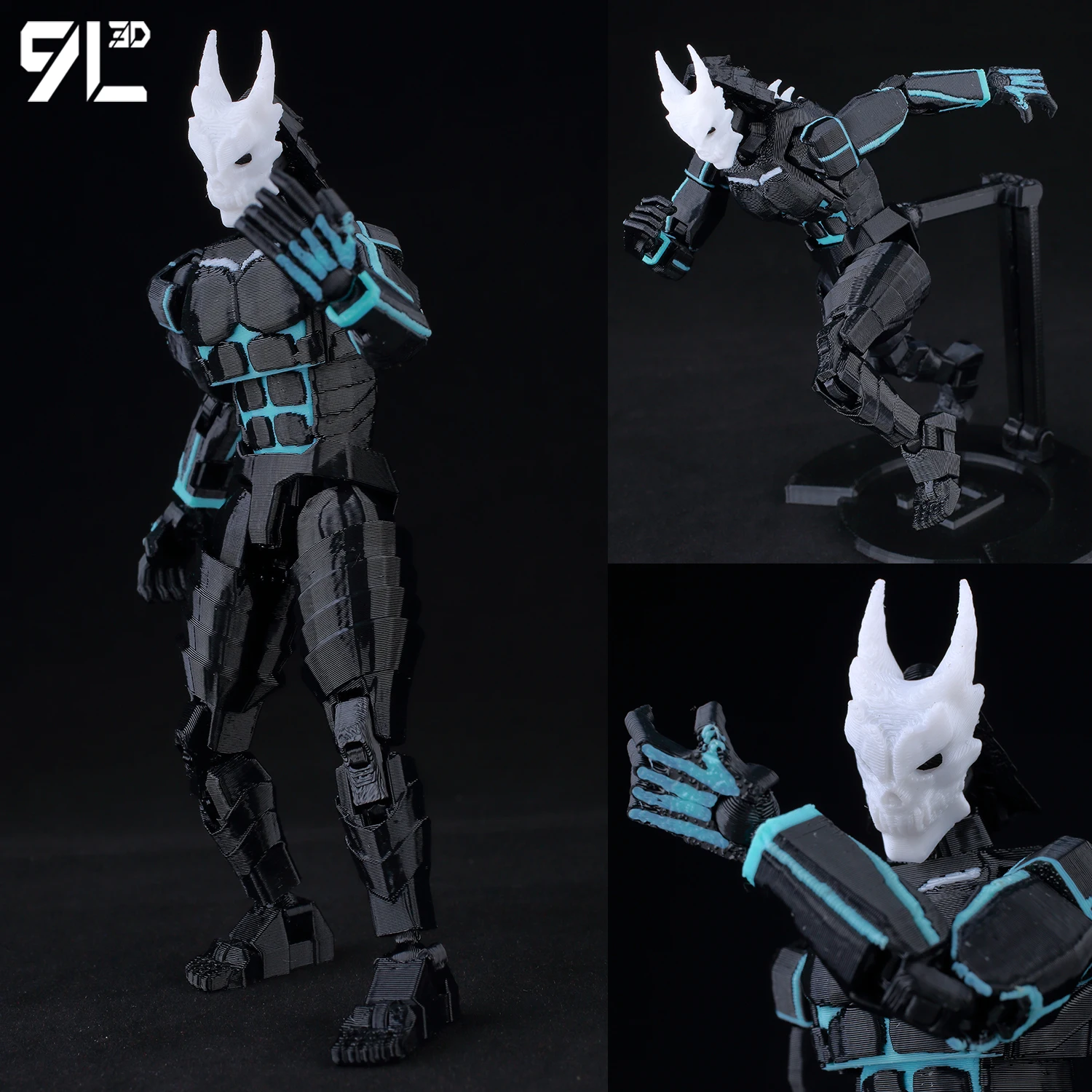 9L3D Ct jouet Cool Robot bataille Pose Figure LUCKY13 multi-articulé modèle d'action ami anniversaire Surprise décoration Animation factice