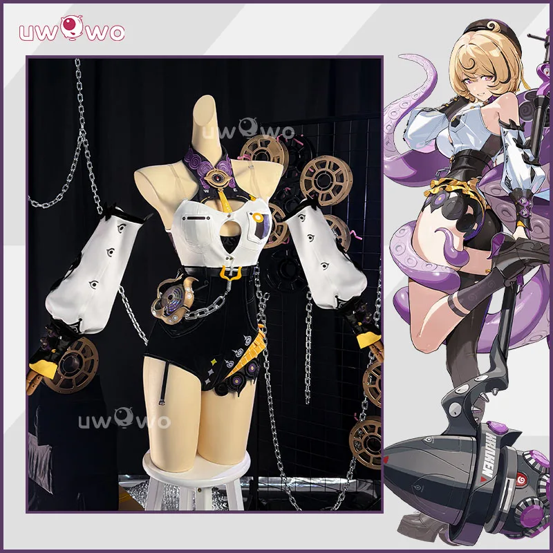 UWOWO Yidhari Cosplay Collab Series: Gra Zenless Zone Zero ZZZ Kostium Cosplay Yidhari Kostium Halloween Yidhari Octopus