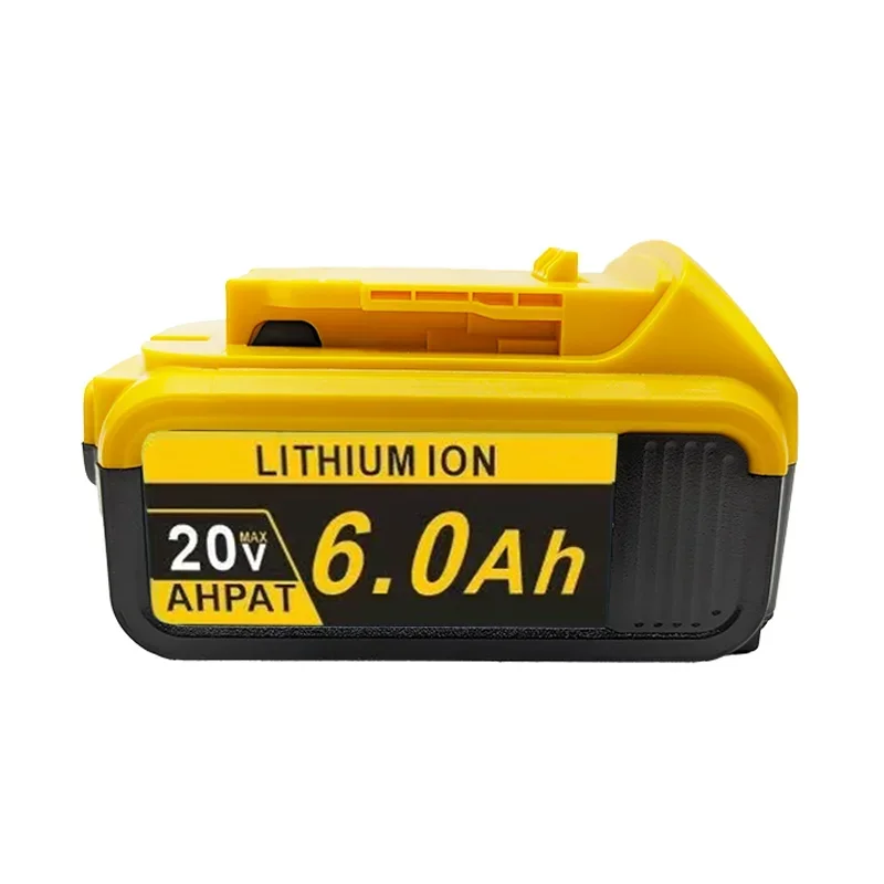 New 100% Original 6000mAh 20V for Dewalt Power Tool Battery DCB206 20V 6.0Ah Battery DCB206 20V Battery DCB205 DCB204-2