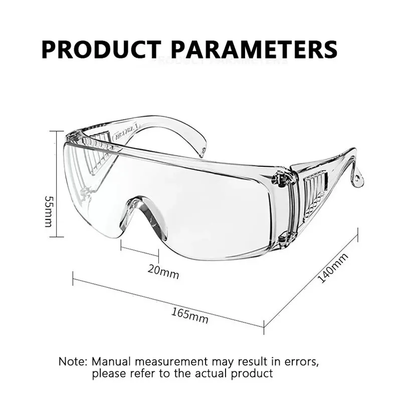 Safety Protective Goggles Lens Thickness Anti-UV Blinds Water Gun Goggles Anti-impact Labor Protection Glasses Cycling Glasses