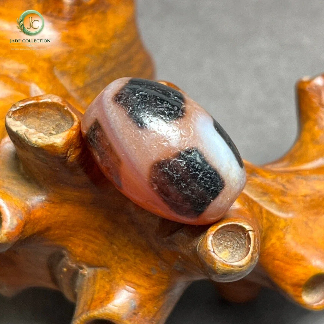 Tibet high oil pulp red meat turtle back dzi beads old mine to pure dzi beads genuine Buddha beads bracelet necklace pendant wit