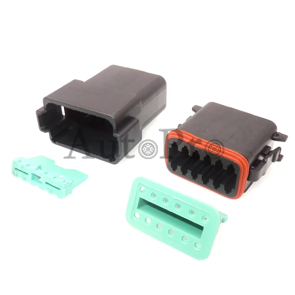 1 Set 12 Hole DT04-12P DT04-12S AC Assembly Auto Wire Cable Socket Auto Large Current Sealed Adapter Car Electrical Connector