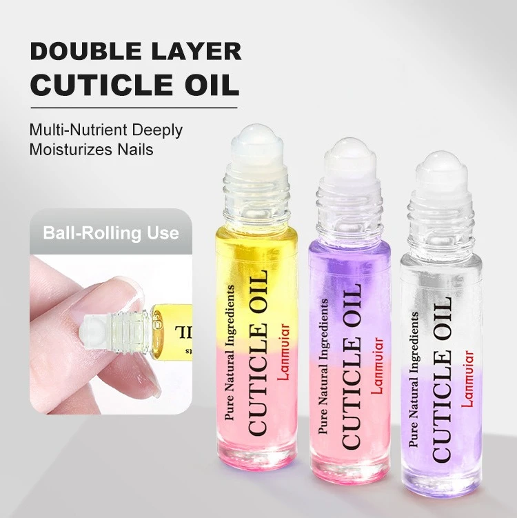 

Two-color nutritional oil anti-barb dead skin moisturizing flower fragrance nail art finger edge oil stratum corneum nail oil