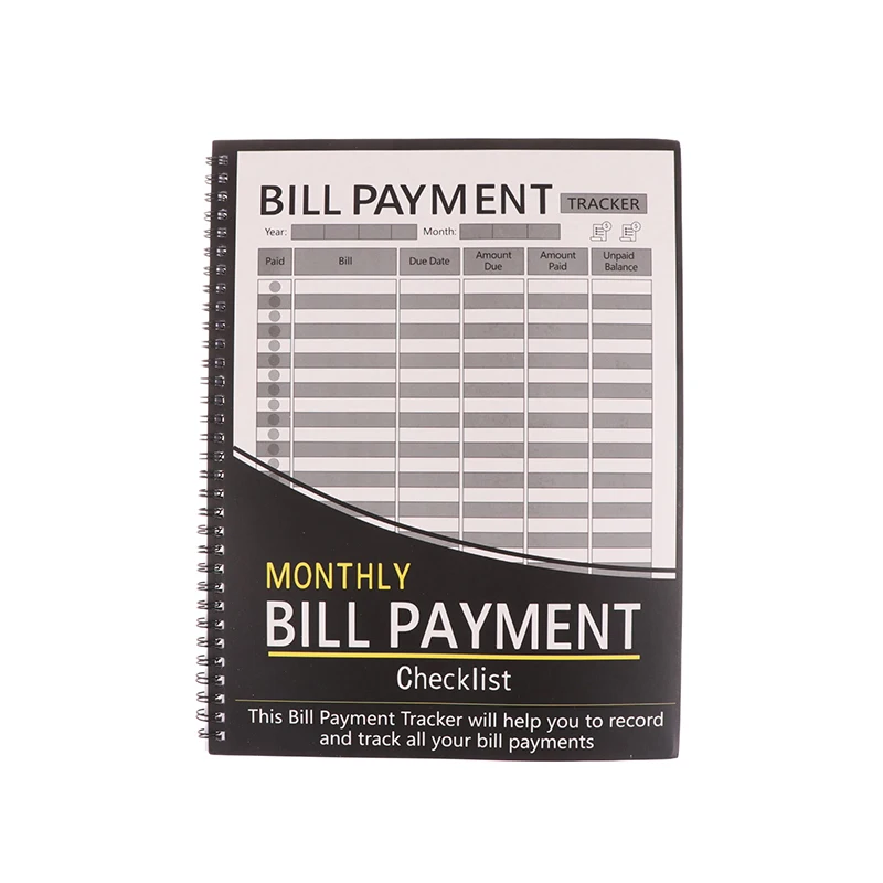 

Bill Payment Checklist Monthly Financial Budgeting Management Book For Family Expense Tracker 4-Year Guide Payment For Savings