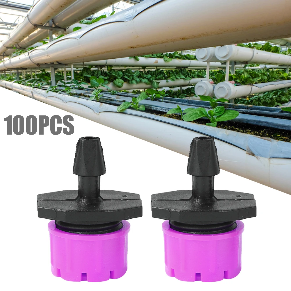 

100pcs Spray Nozzle Water Dropper Garden Anti Drip Mist Irrigation Sprinkler Automatic Watering Spike for Plants