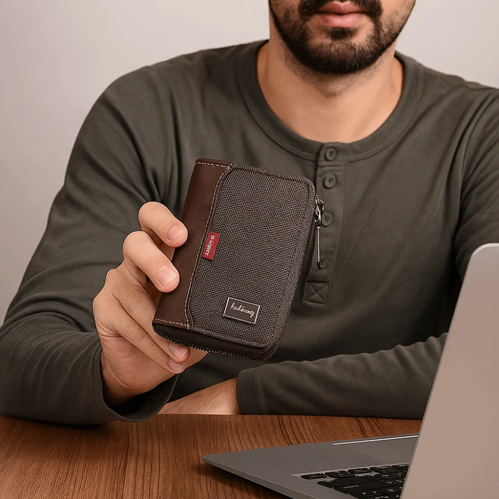 Pu Leather Men's Wa…