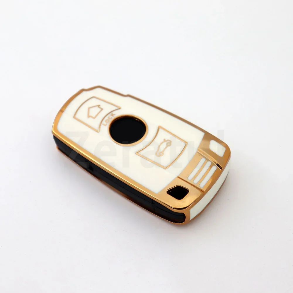 TPU Auto Shell Fob keychain Car Key Case Cover Shell For BMW X1 X5 X6 Z4 E90 E60 E70 E87 3 5 6 Series M3 M5 Holder Accessories - view 5