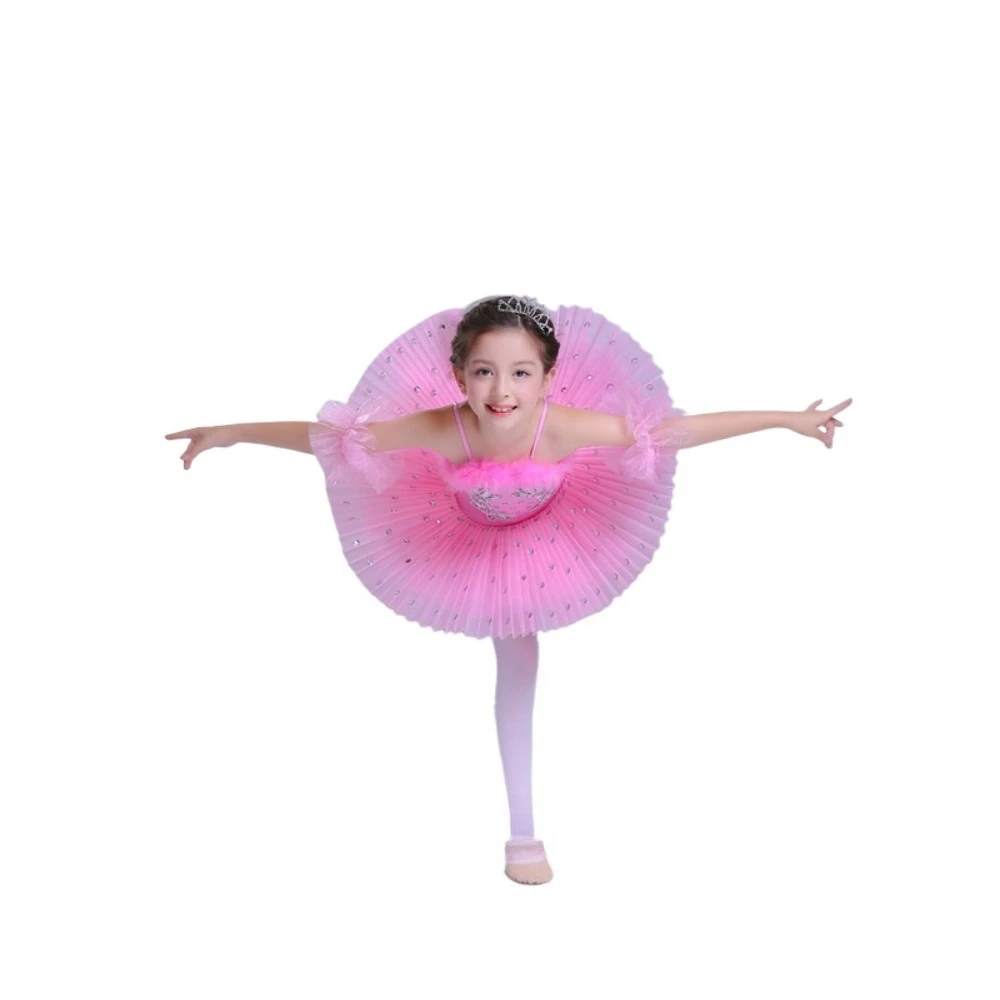 

Children Clothing Leotards for Girls Dress Ballet Tutu Dance Wear Party Kids Clothes Stage Costumes Performance Princess Fairy