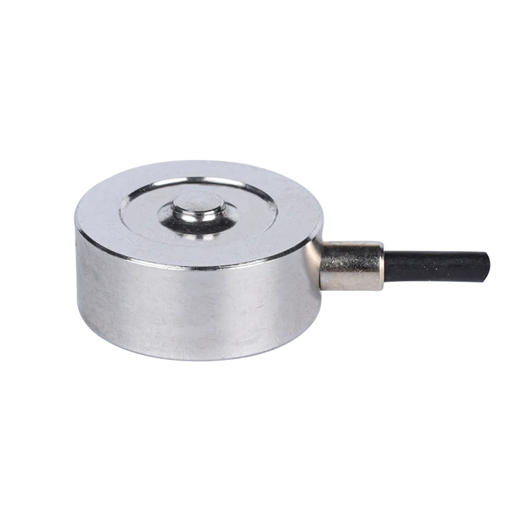 Mini button 10 20 30 100kg load cell compression force sensor stainless steel force transducer for fatigue test
