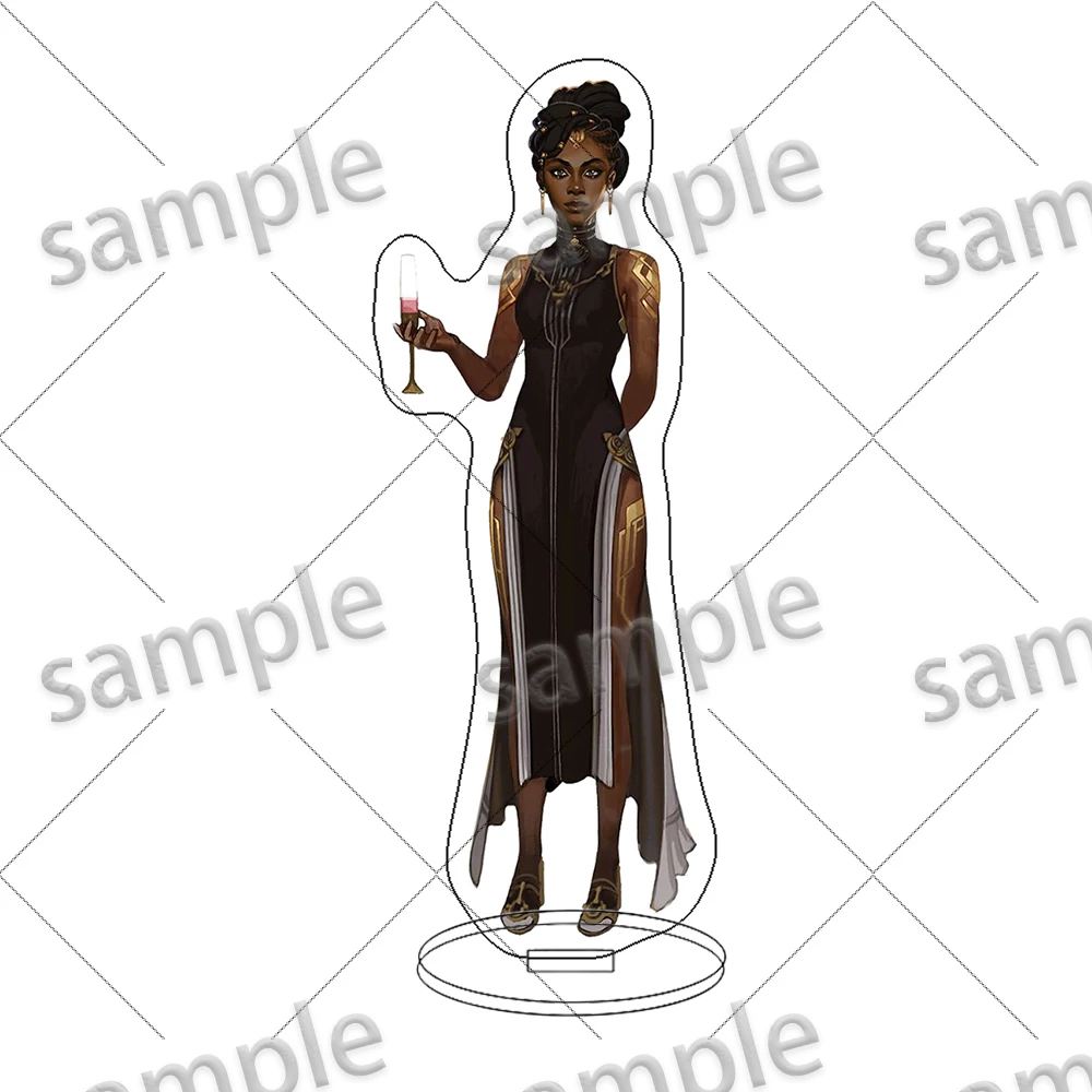 غامضة جامعة الأساطير Jinx السادس أنيمي الاكريليك حامل نموذج لوحة المفاتيح مكتب الديكور أصدقاء هدية الشكل عرض الحلي