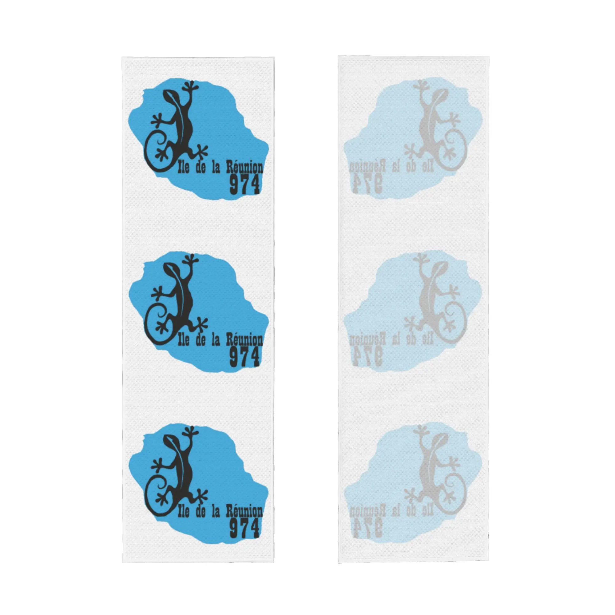 Reunion Island Flag 974 Cold Exercise Towel Face Towel Quick Drying  Yoga Breathable Cold Towel