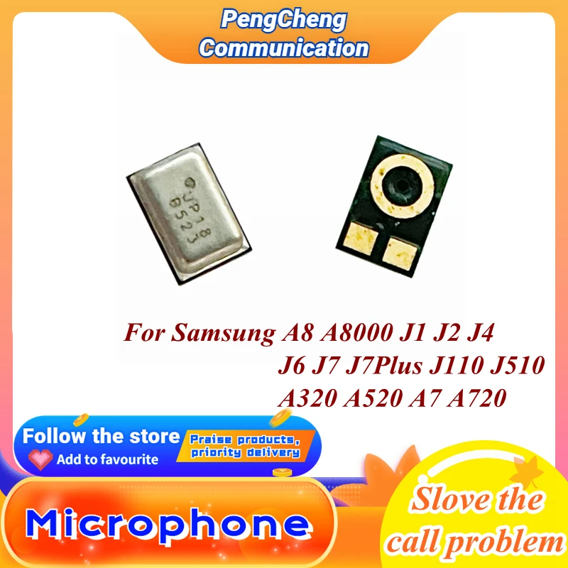 10-100pcs/Original for Samsung A8 A8000 J1 J2 J6 J7  J110 J510 J4 A320 A7 Microphone Inner MIC Receiver Speaker Repair Parts