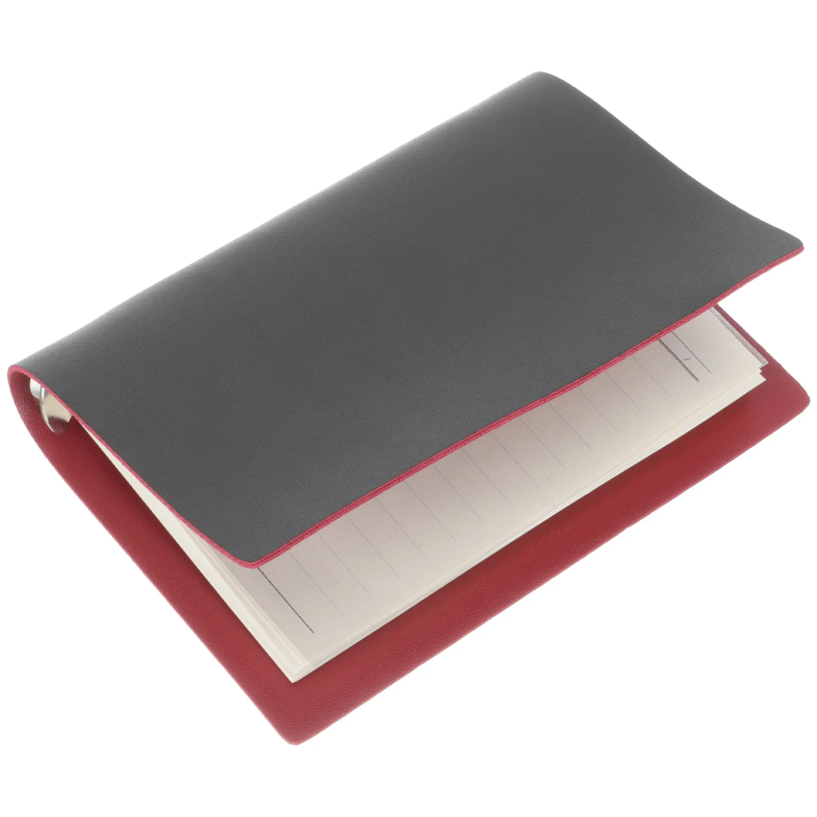 

1Set Decorative Binder Cover Material Buckle Design Easy Clean Reusable Notebook Shell Planner Binder Shell Office