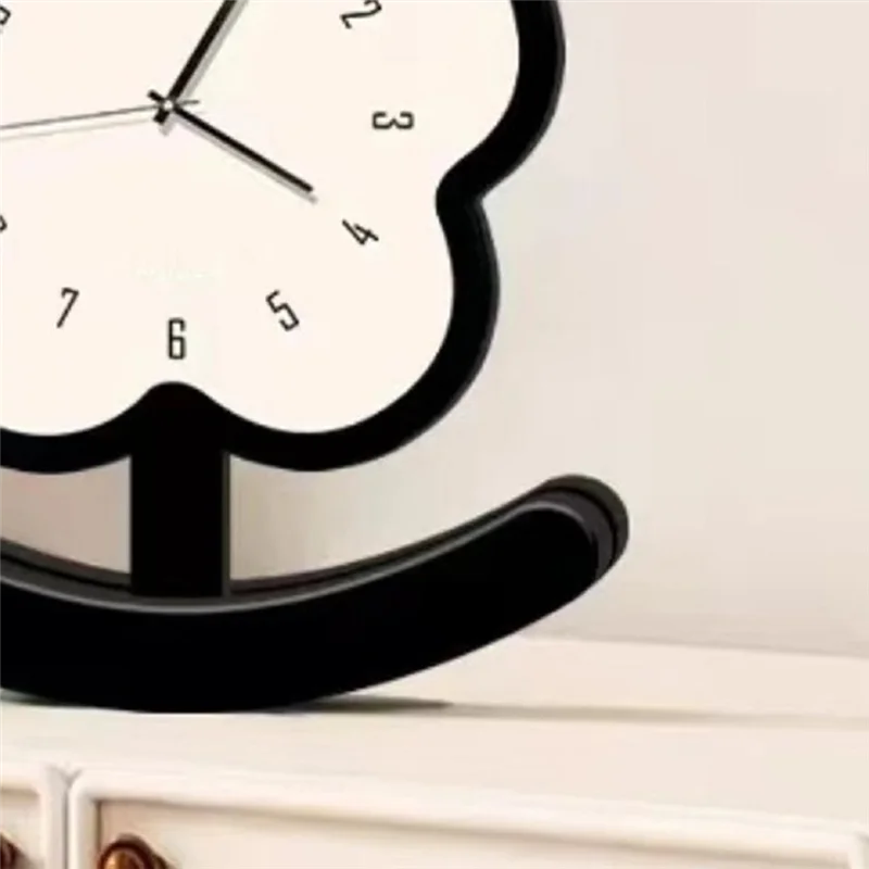 

A79Z-Charming Floral Pendulum Clock Decorative Timepiece For Home