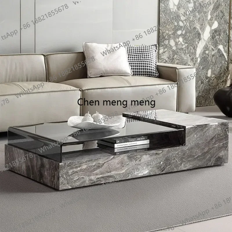 Minimalist Clear Coffee Table Luxury Modern Nordic Designer Adjustable Coffee Table Cute Cheap Glass Couchtisch Home Furniture