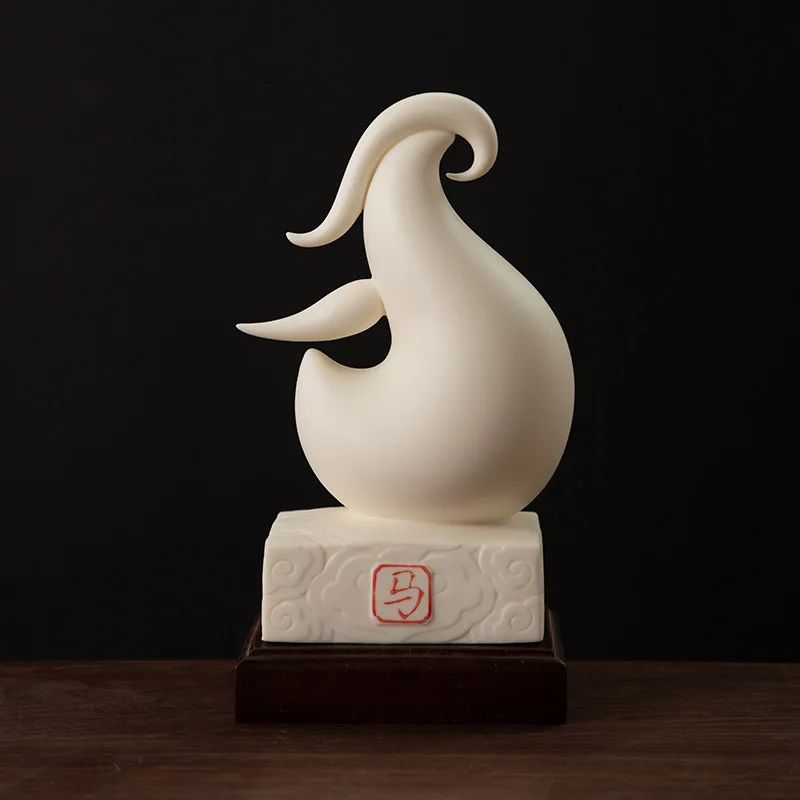 

Ceramic desktop ornaments, living room decoration entrance TV cabinet, handicrafts, home accessories, zodiac horse