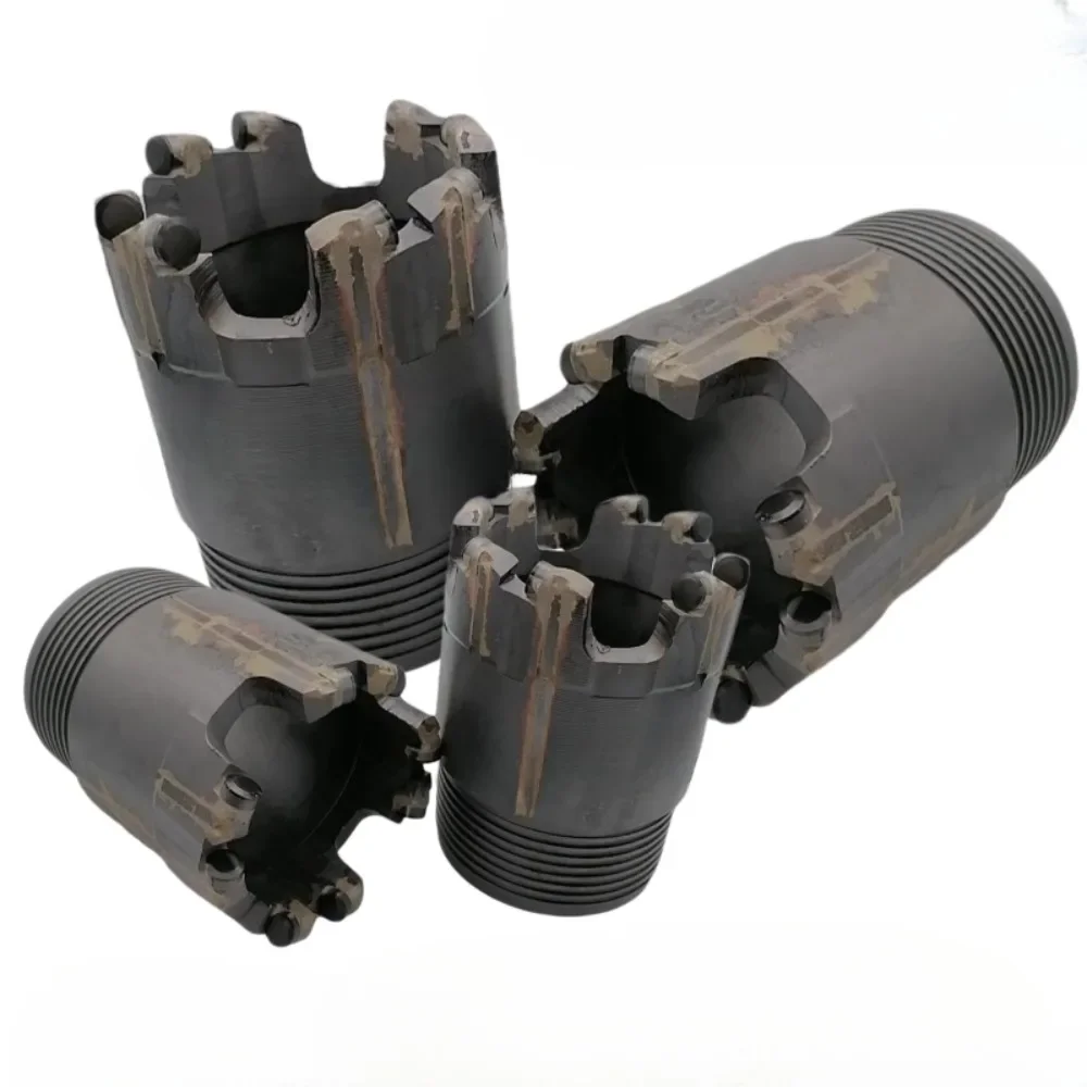 

Diamond composite drill bits for geological exploration and drilling of hard limestone