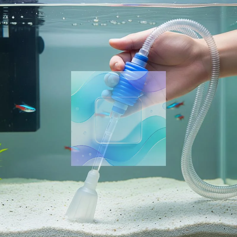 Fish Tank Water Changer Siphon Sand Washer Pump One Hand Operation for Home Aquarium Water Change & Gravel Clean