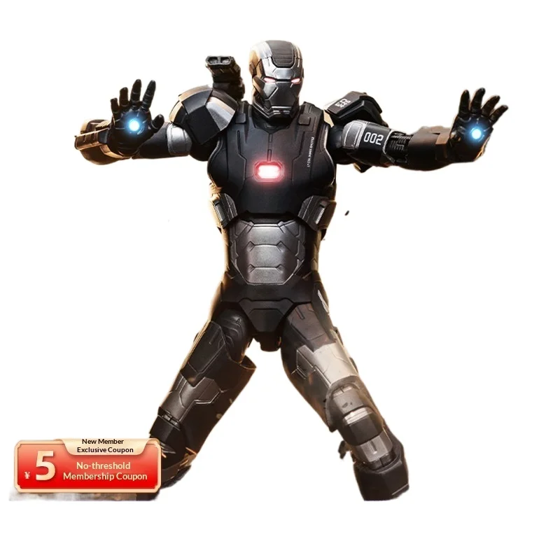 Zhongdong Marvel War Machine Mk2 Action Figure Collectible Model Movable Joints Desktop Display Gift For Adult Marvel Fans - view 6