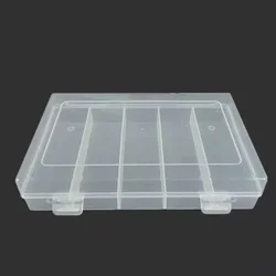 Cajas redondas transparentes para monedas, soporte para cápsulas, caja de almacenamiento de plástico para manualidades, 27/30MM