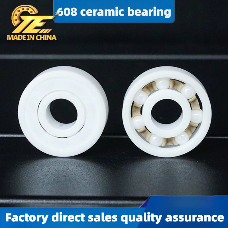 2 unidades de rodamientos cerámicos 608CE en stock, 8*22*7, de zirconia, para patines de alta velocidad ​ ​ Rodamientos para patineta