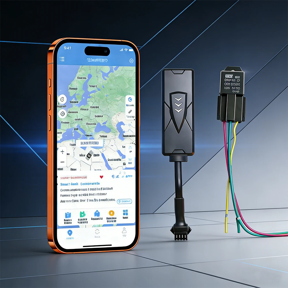 Gps Locator Tracker with No-Wiring, No-Charging Vehicle Tracking Device for Cars and Electric Vehicles, Anti-Lost and Anti-Theft Positioning Gadget
