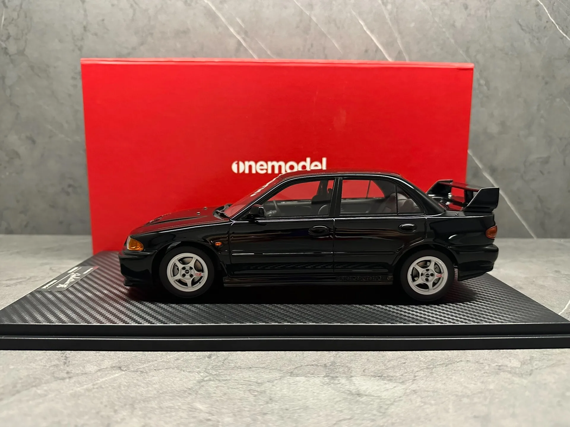 Onemodel 1:18 Evo3 Black JDM Simulation Limited Edition Resin Metal Static Car Model Toy Gift