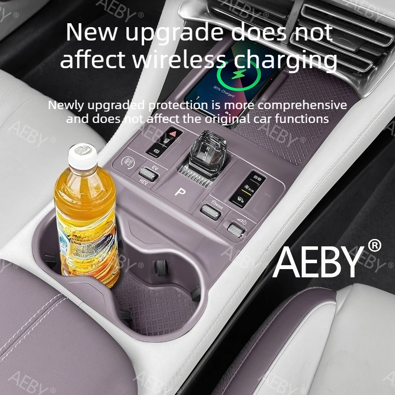 For BYD Seal U DM-i 2025-2026 Center Console Tray,Car Center Console Organizer,Protector,Waterproof Wireless Charging Pad - Detail 1
