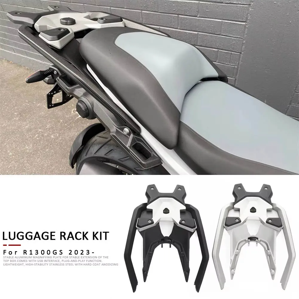 

New For BMW R1300GS R1300 GS 2023- Rear Luggage Carrier Rack Motorcycle Cargo Rack Storage Box Support Armrest R 1300 GS 2024