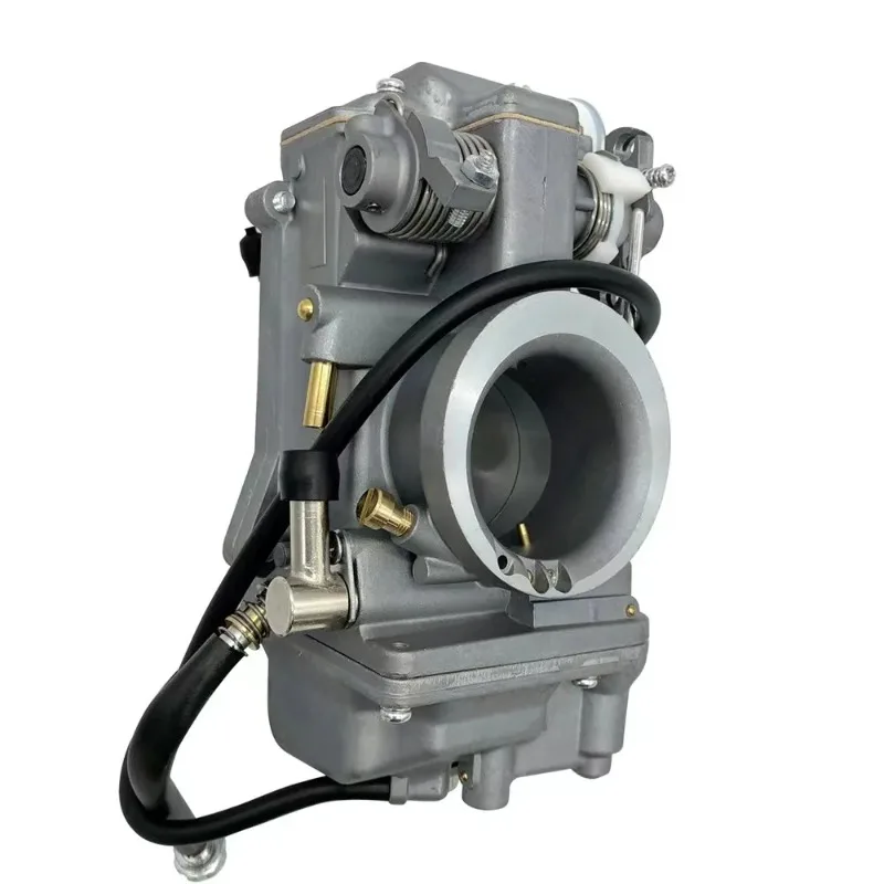 Mkuni HSR42 45 48mm HSRイージーキットキャブレター、Evo & Twin Cam TM42-6 42-18 4T用オートバイキャブレター