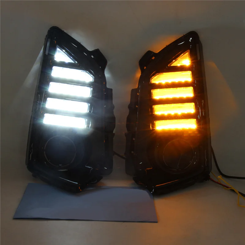 

AU28-Two-Color Turn Signal Daytime Running Light Fog Light Signal Light Replacement Parts For Yaris 22-23