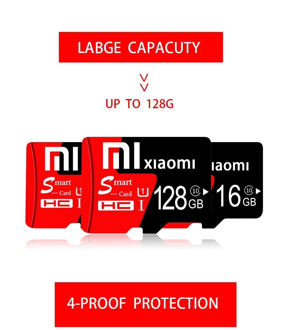 Xiaomi 2TB SD Memory Card C10 Micro TF SD Card Class10 SD/TF Flash Card 128/256/512GB Mini SD Card For Nintendo Switch Phone