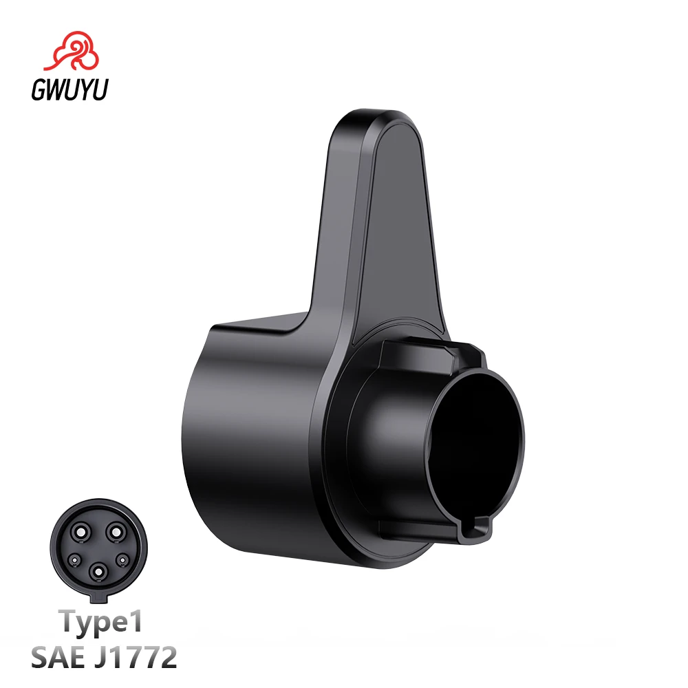 

GWUYU EV Charger Cable Holder MZ20 Type 1 J1772 Standard Socket for Electric Car Wall Mount Charging Station Holder Plug