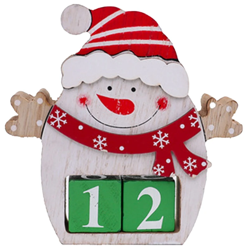 Calendrier de compte à rebours pour enfants, cadeau de joyeux Noël, décoration du Nouvel An, 2022