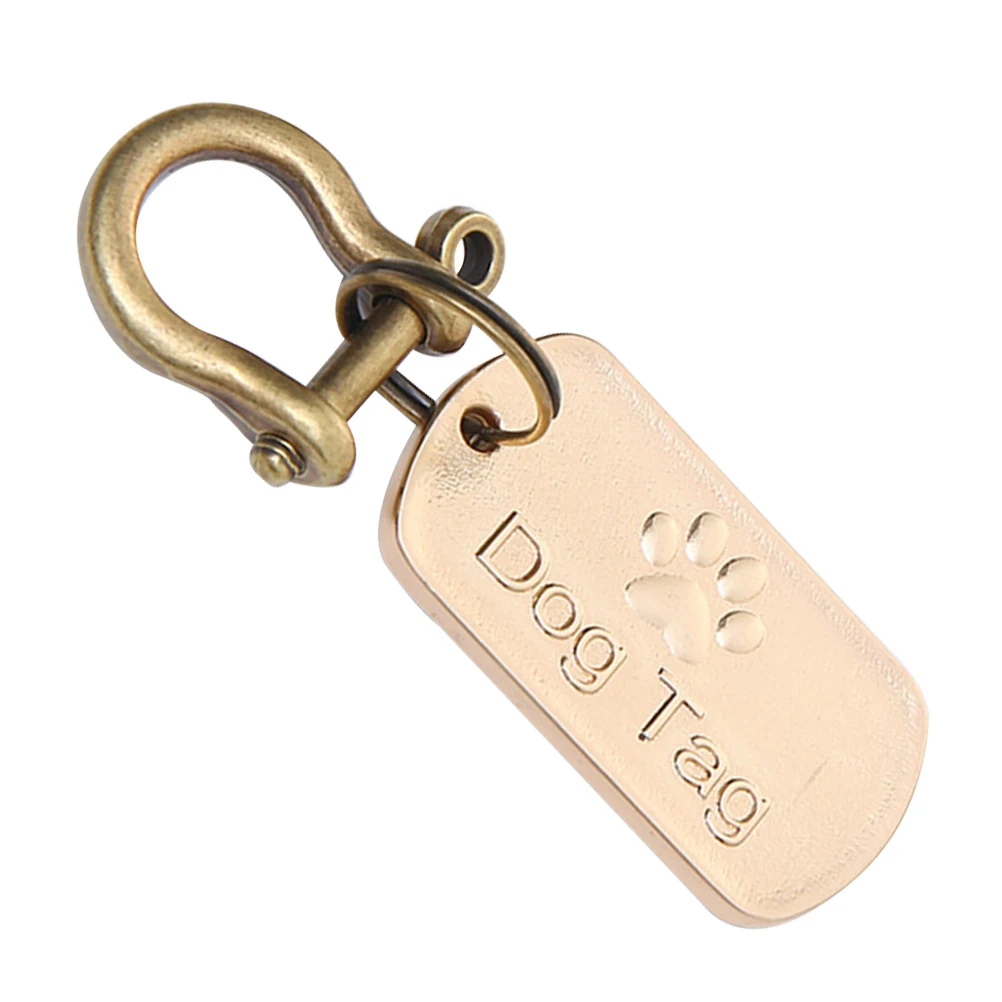 

2 Pcs Stainless Steel Dog Tags Small Cute Pet ID Hangings Fashionable Eye catching Accessories for Cats Rabbits Animals