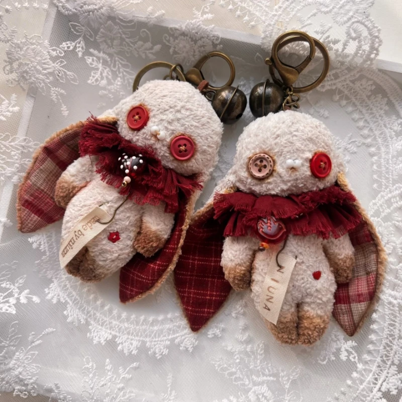 سلسلة جديدة مفقودة ألعاب من القطيفة عيد الميلاد أرنب المفاتيح معلقة الديكور هدايا لأفضل الأصدقاء لينة محشوة الحيوان تحصيل #5