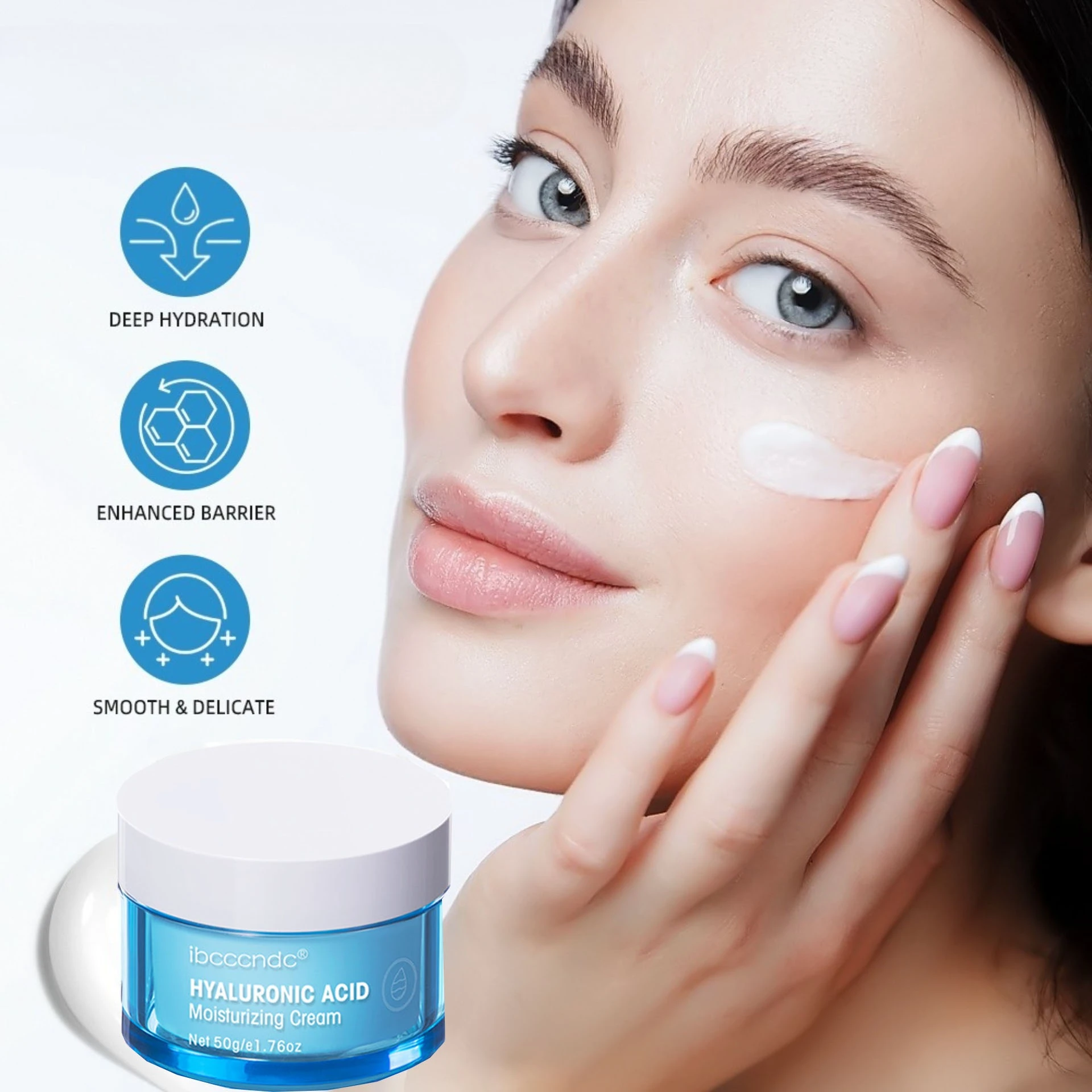 Moisturizing Cream Facial Moisturizing Water Locking Improving Dryness Brightening Skin Tone Repair Barrier Gel Cream Skincare