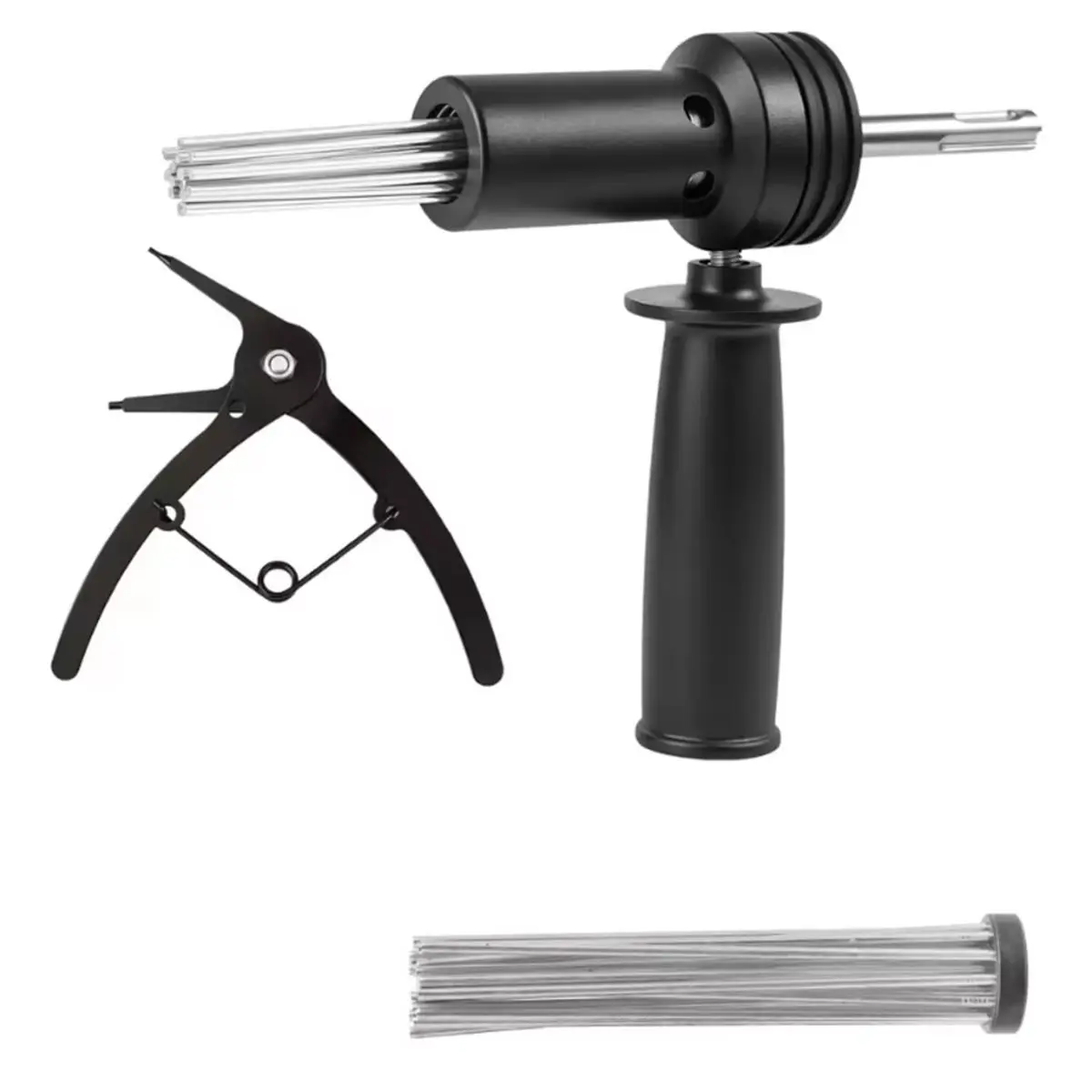 A1025K SDS Plus Electric Hammer Pin Scaler Kit with 18 Pin 3mm for Rust and Paint Removal SUMMER