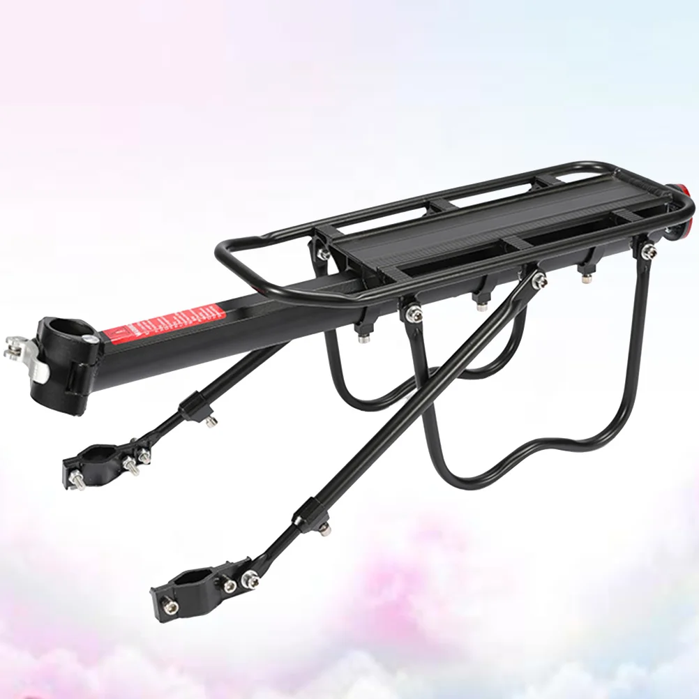 حامل أمتعة الدراجة الخلفي خفيف الوزن ومتين لدراجة الطرق الجبلية أداة تخزين البضائع للتنقل في الهواء الطلق #5